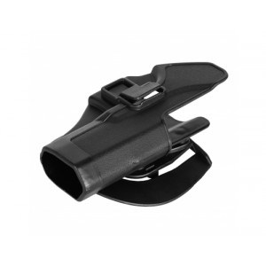 КОБУРА пластиковая CQC Tactical под GLOCK Черная (отлично подходит для ПЛК)